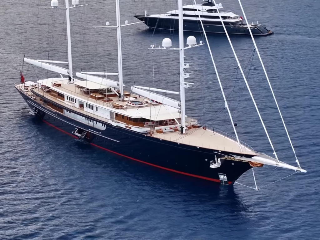 Jeff Bezos Yacht Koru 250M Sailing Superyacht Oceanco