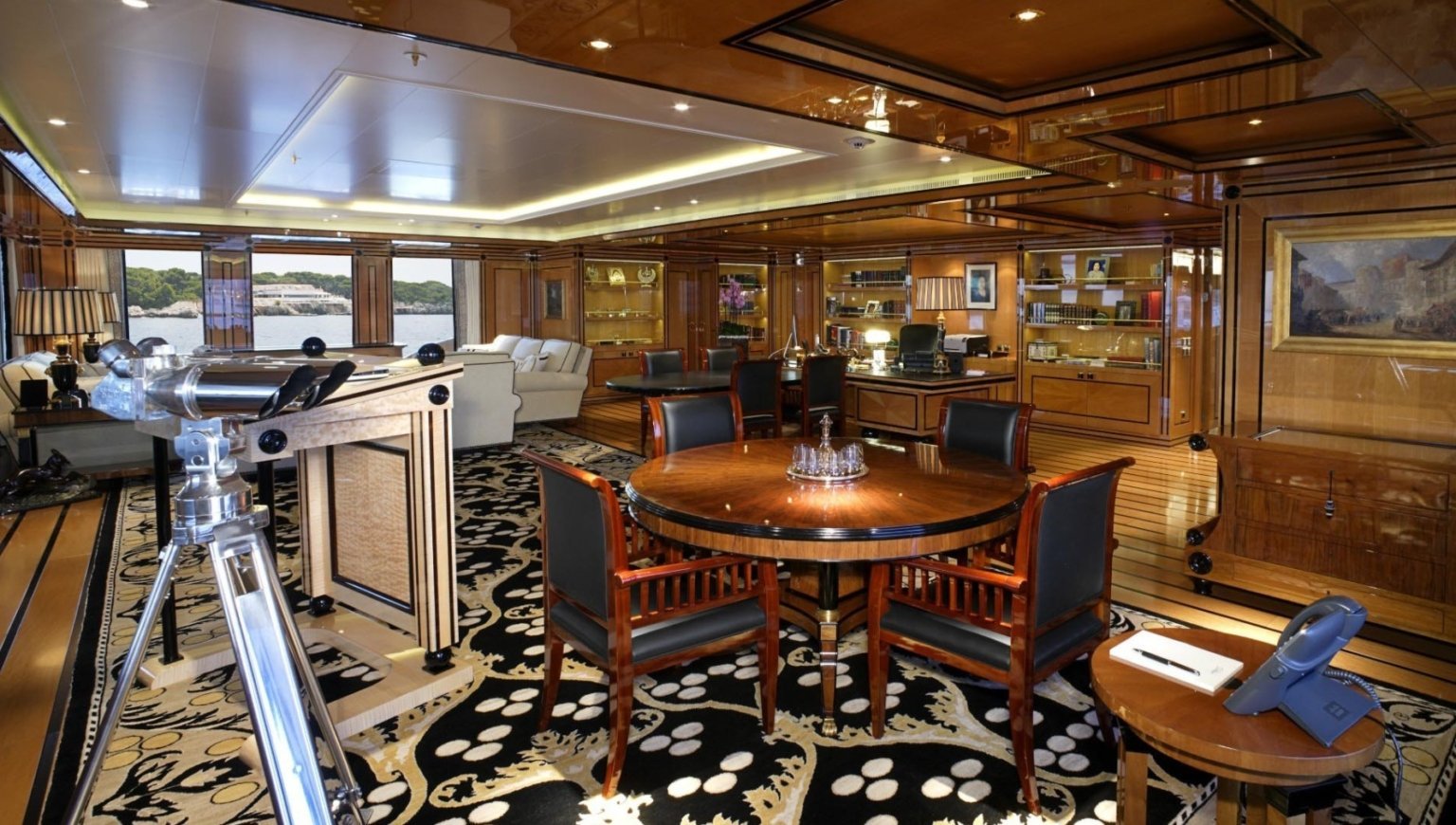 Inside DILBAR Yacht • Lurssen • 2016 • Value $800M • Owner Alisher Usmanov