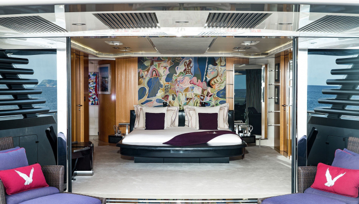 maltese falcon yacht inside