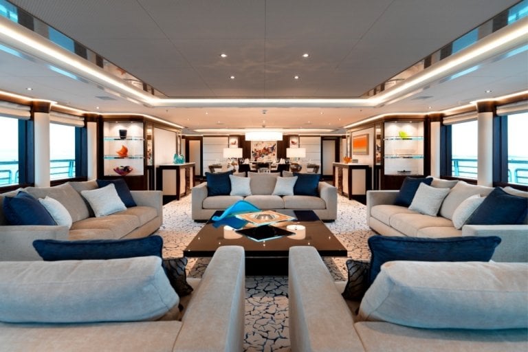 infinity yacht inside