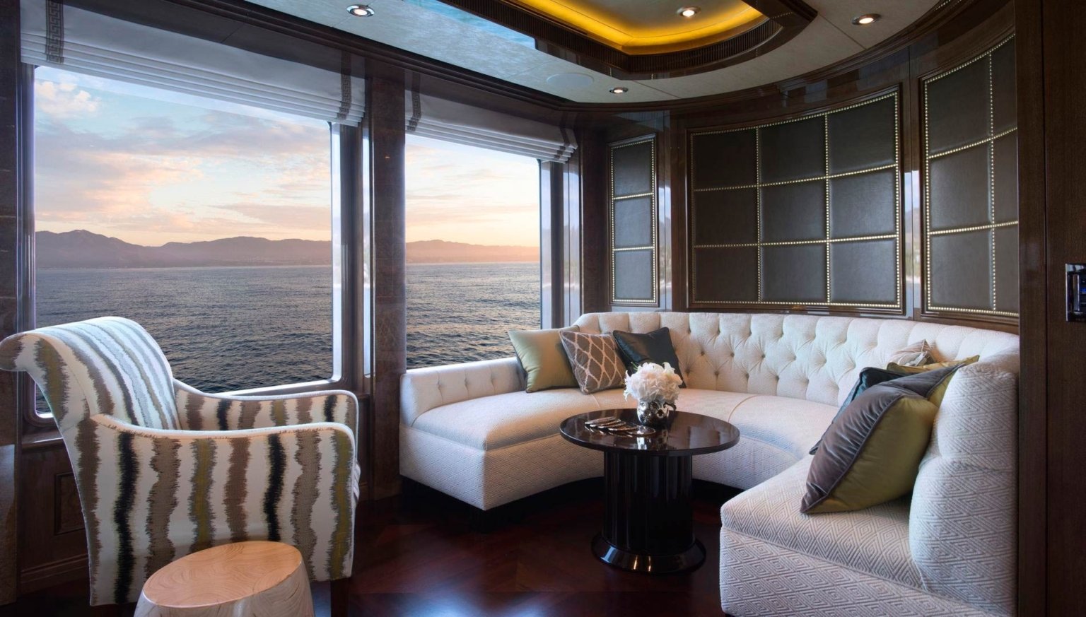 Inside Invictus Yacht • Delta Marine • 2013 • Value $100m • Owner Rick 