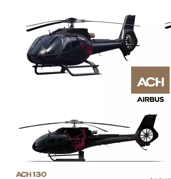 Airbus ACH130 helikopter Black Legend