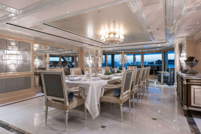 sixth sense yacht interior