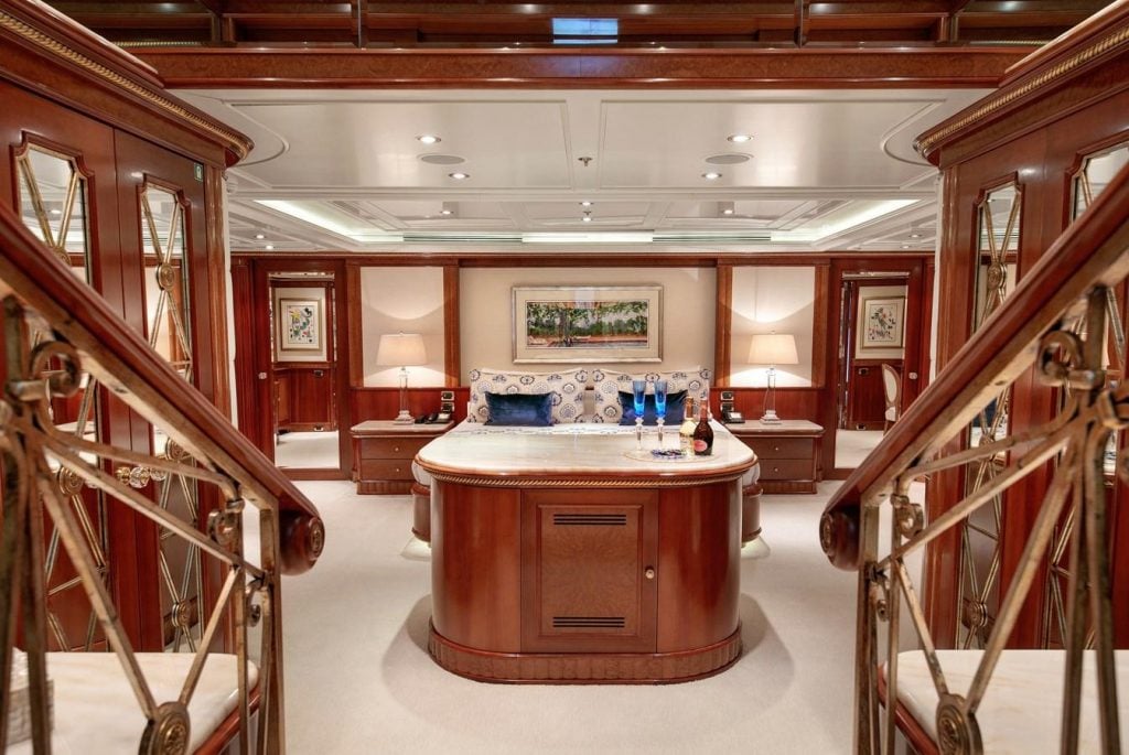 lady michelle yacht interior