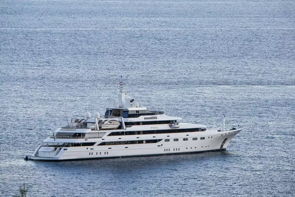 planimetrie di mega yacht