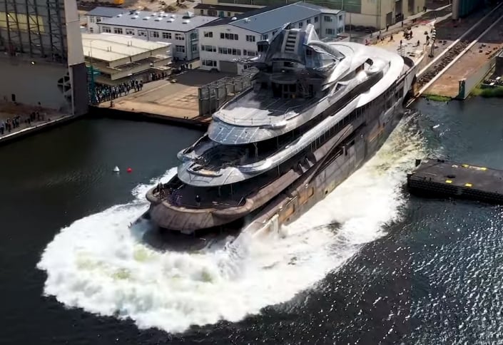 Yacht project JAG • Lurssen Yachts • 2023 • Location (Live)