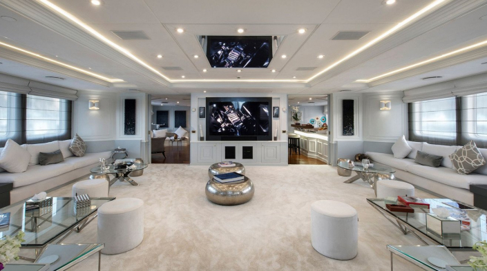 Inside CHAKRA Yacht • Gebr Van der Werf • 1963 • Value $60,000,000 ...