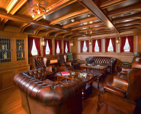 Inside SS DELPHINE Yacht • Great Lakes Engineering • 1921 • Value ...