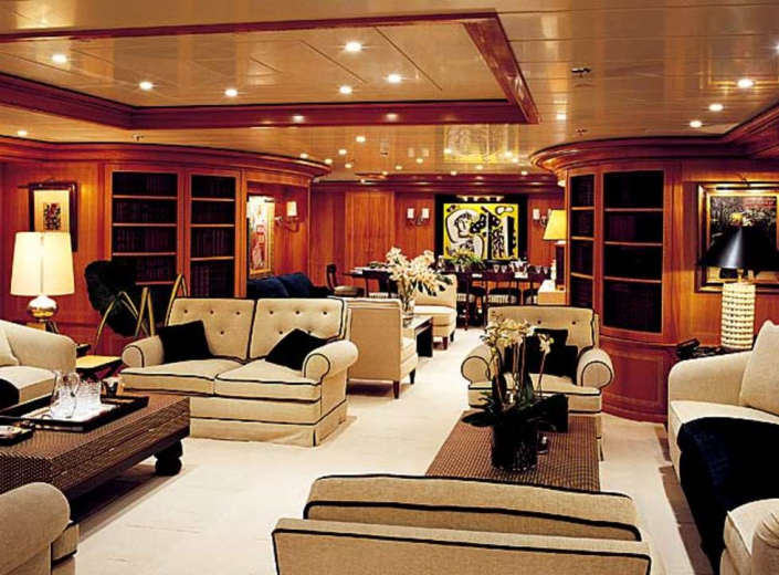 Inside ZENOBIA Yacht • Abeking & Rasmussen • 2002 • Value $40,000,000 ...