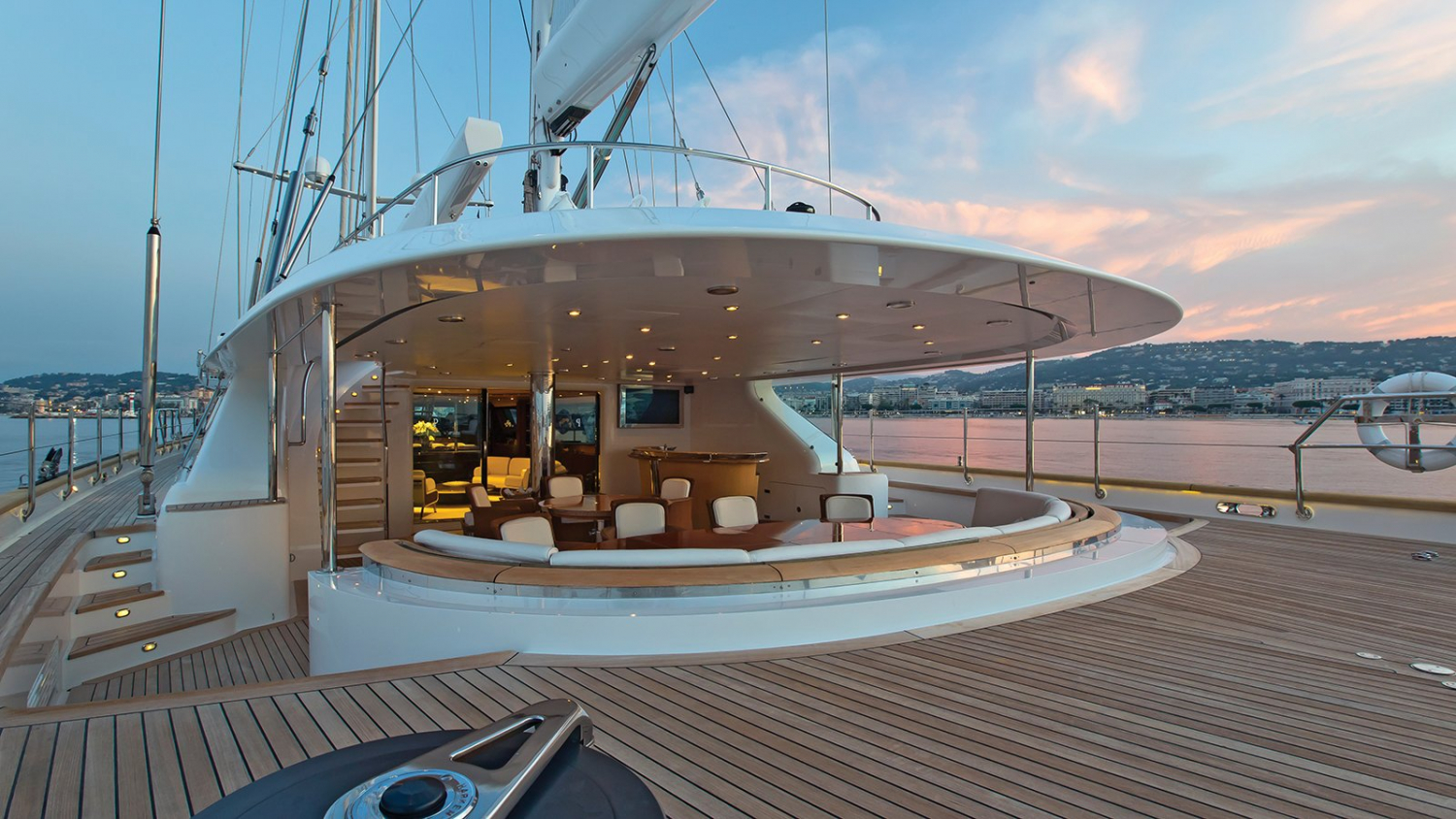 Inside PARSIFAL III Yacht • Perini Navi • 2005 • Value $18,000,000 ...