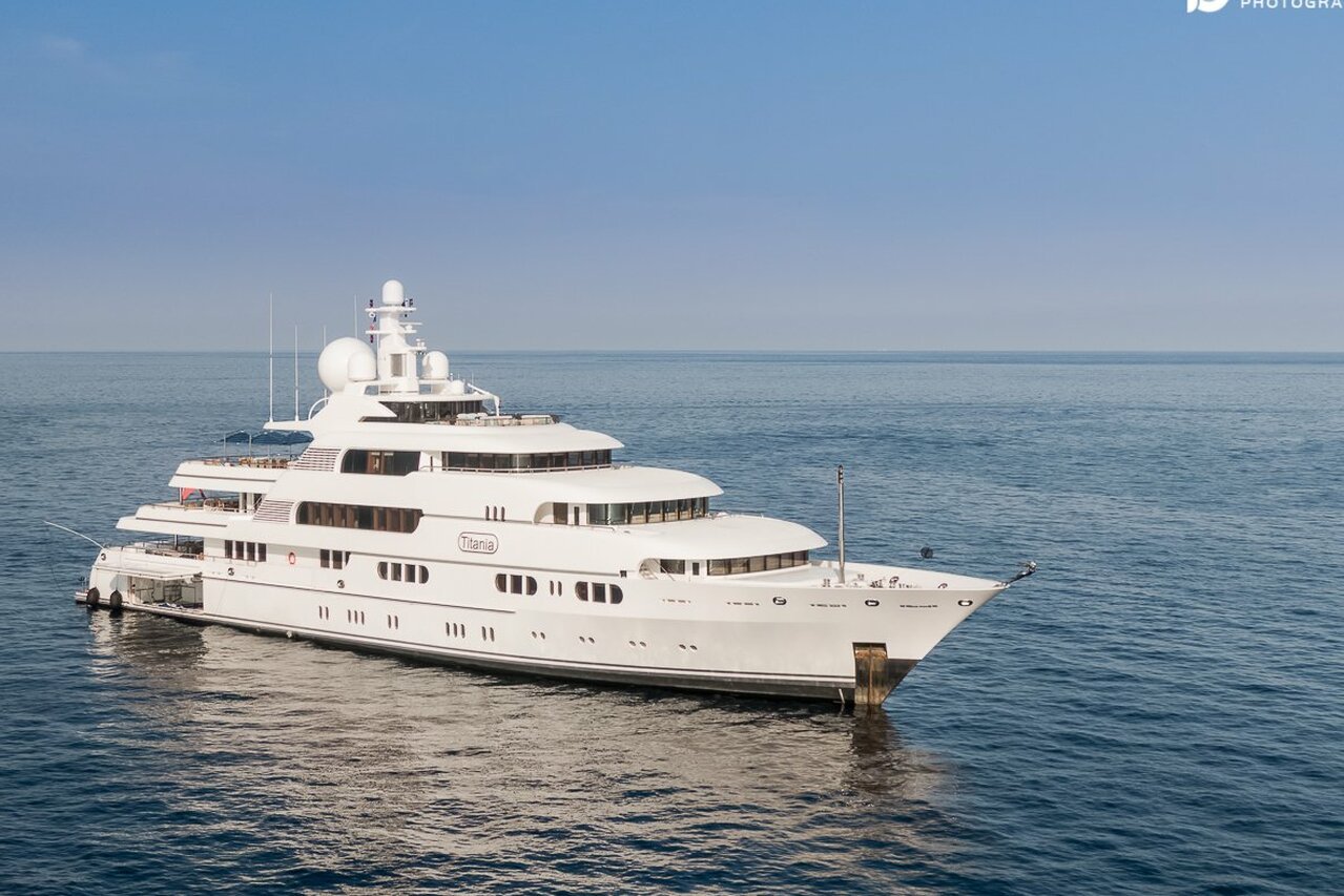 TITANIA Yacht • John Caudwell $50M Superyacht