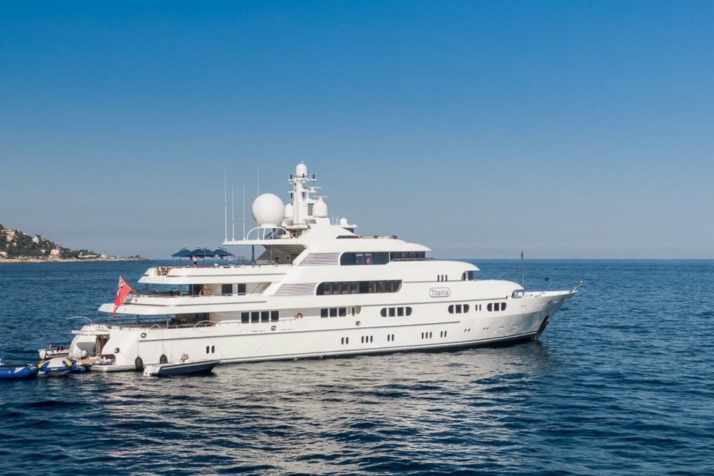 titania yacht john caudwell