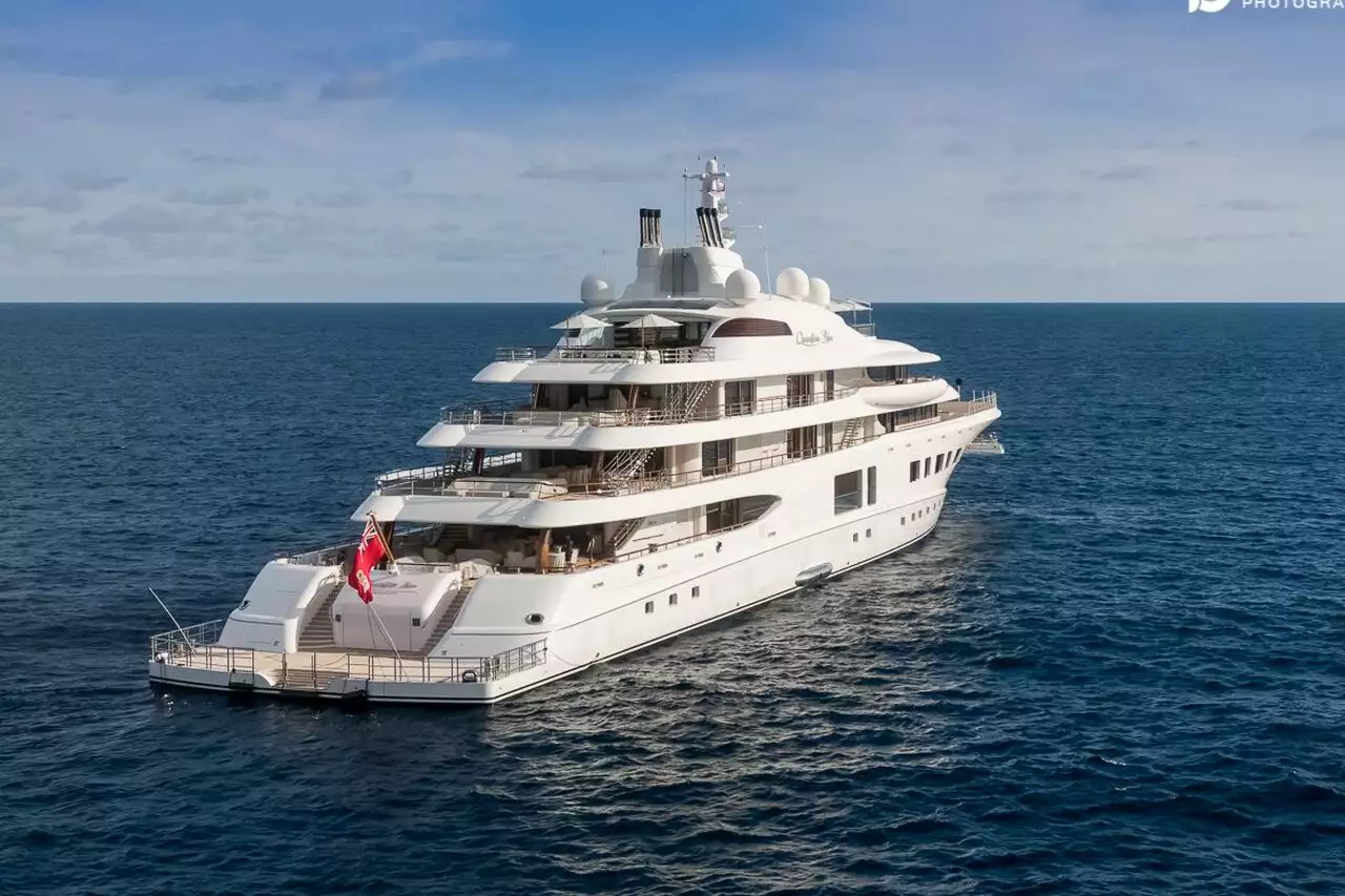 Яхта Quantum Blue • Lurssen • 2014 • Фото и видео