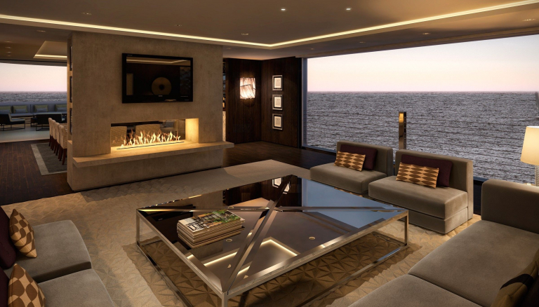 yacht phi interior