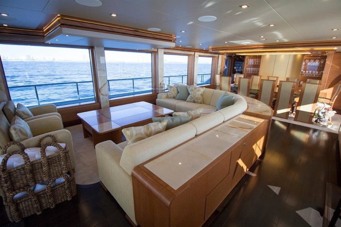 serenity yacht interior