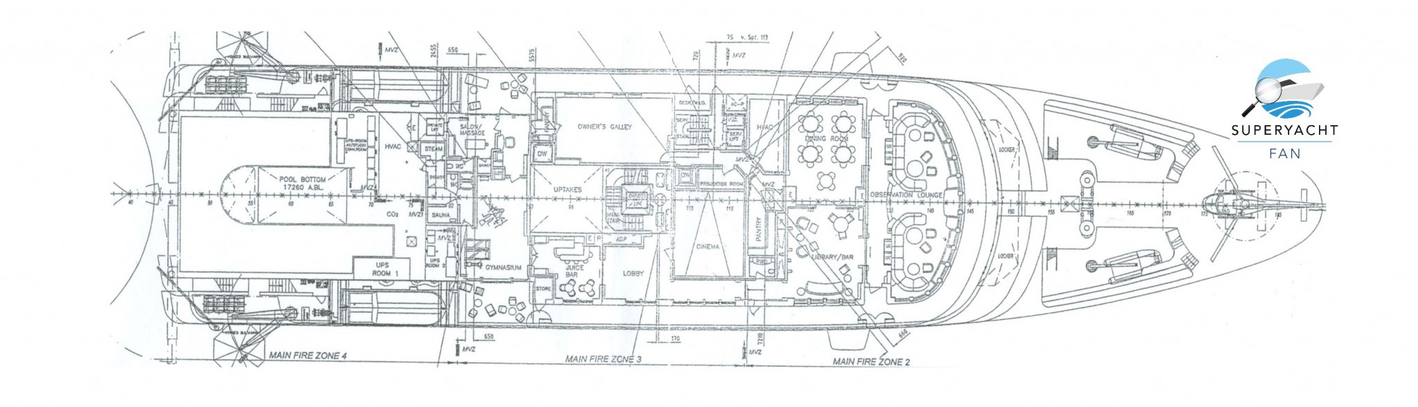 octopus yacht layout