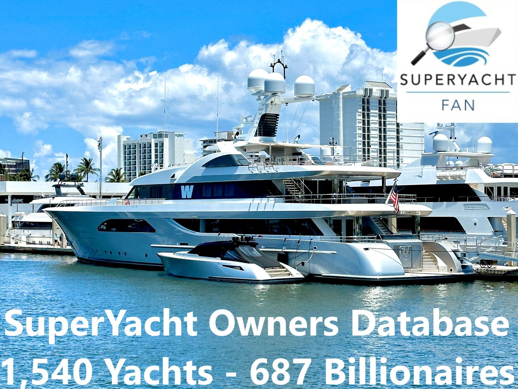 Base de données des propriétaires de super yachts 2024